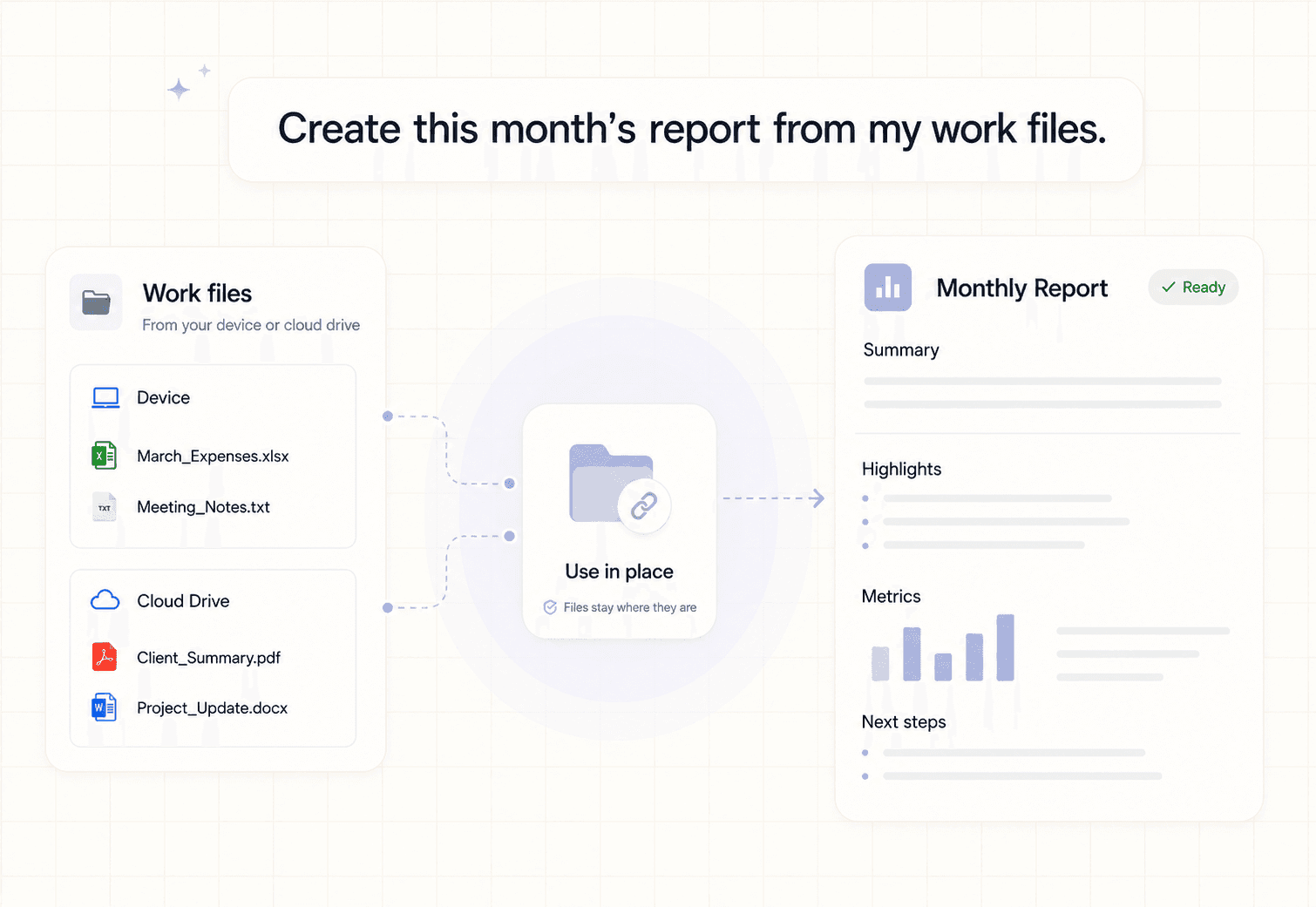 Work Where Your Files Are